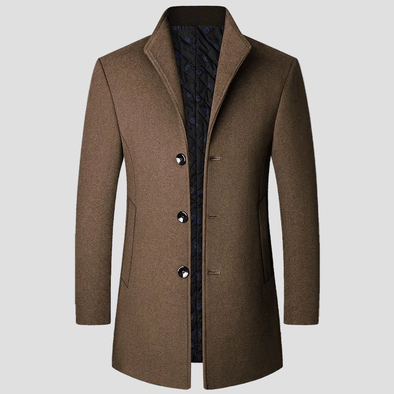 Single-Breasted Quilted Coat