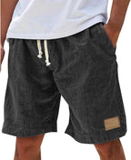 Men's relaxed fit board shorts designed for casual summer wear, featuring a comfortable waistband, vibrant colors, and lightweight fabric, perfect for beach outings and outdoor 0