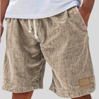 Men's relaxed fit board shorts designed for casual summer wear, featuring a comfortable waistband, vibrant colors, and lightweight fabric, perfect for beach outings and outdoor 1