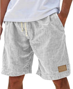 Men's relaxed fit board shorts designed for casual summer wear, featuring a comfortable waistband, vibrant colors, and lightweight fabric, perfect for beach outings and outdoor 3
