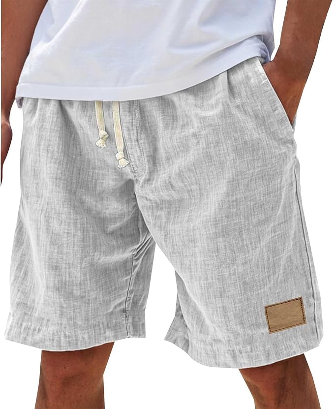 Men's relaxed fit board shorts designed for casual summer wear, featuring a comfortable waistband, vibrant colors, and lightweight fabric, perfect for beach outings and outdoor 3