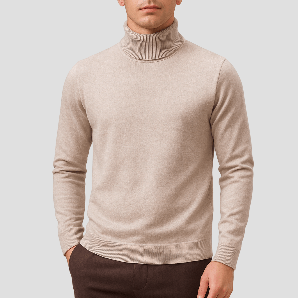 Knit Turtleneck Sweater
