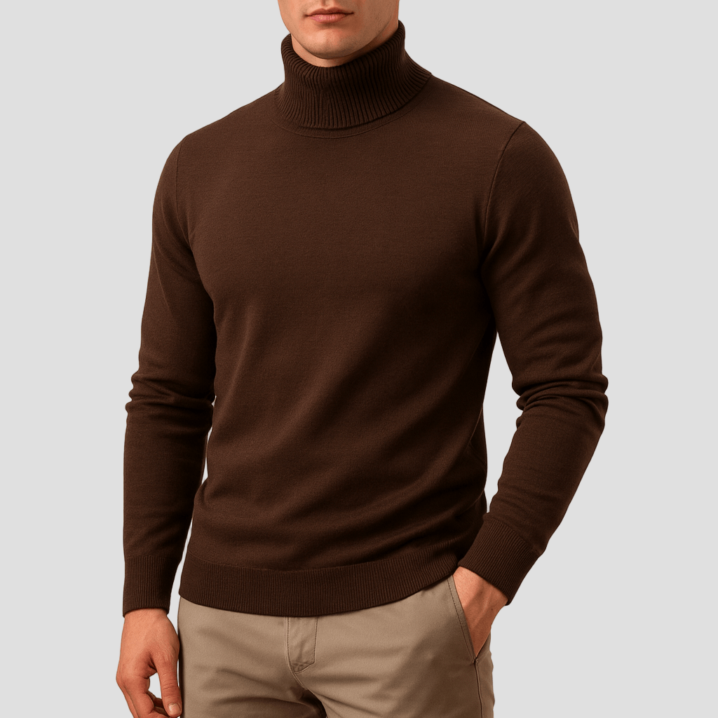 Knit Turtleneck Sweater
