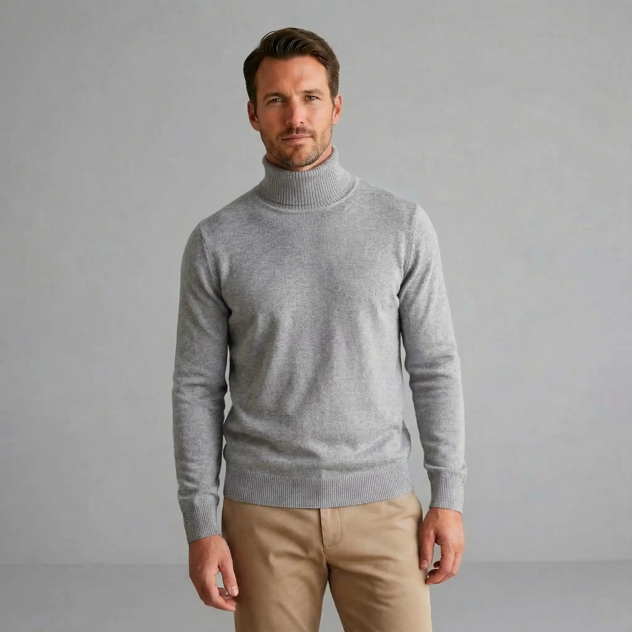 Knit Turtleneck Sweater
