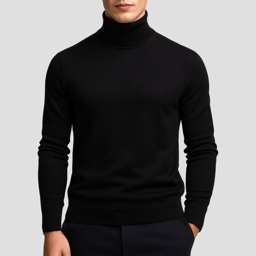 Knit Turtleneck Sweater