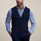 Sweater Layer Vest V-Neck Lightweight Regular Fit