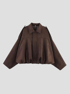 Faux Suede Jacket