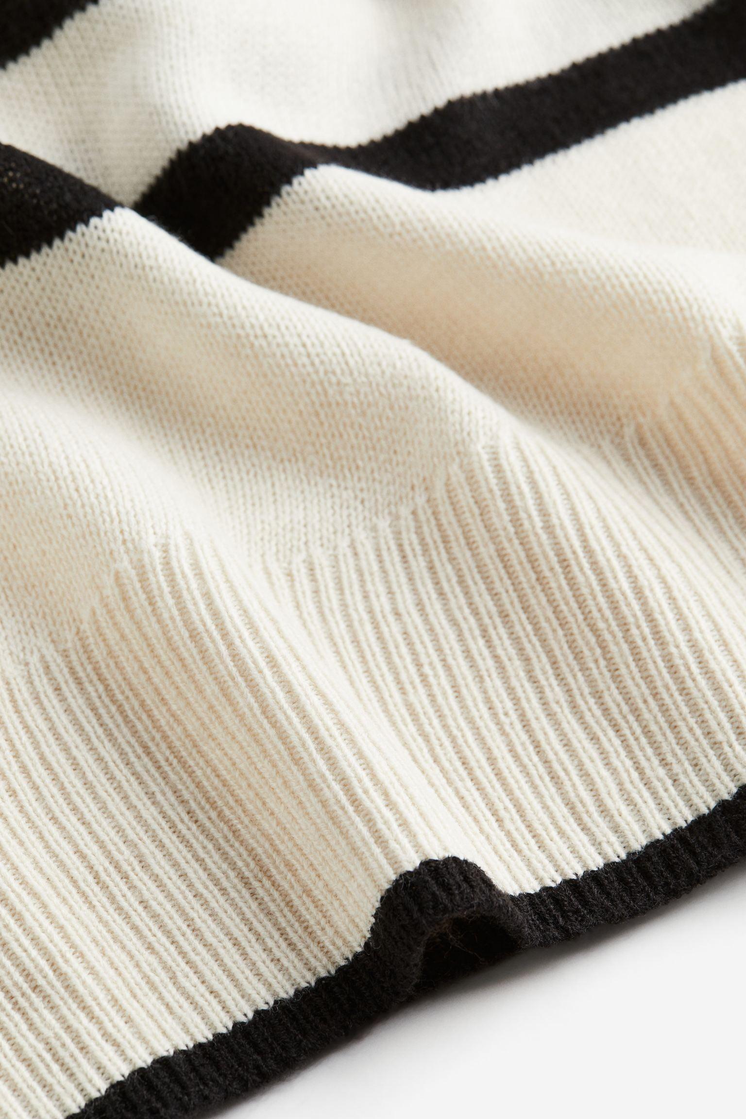 Classic Striped Oversized Knit Sweater