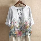 Women's Blouse | Vintage Floral Print