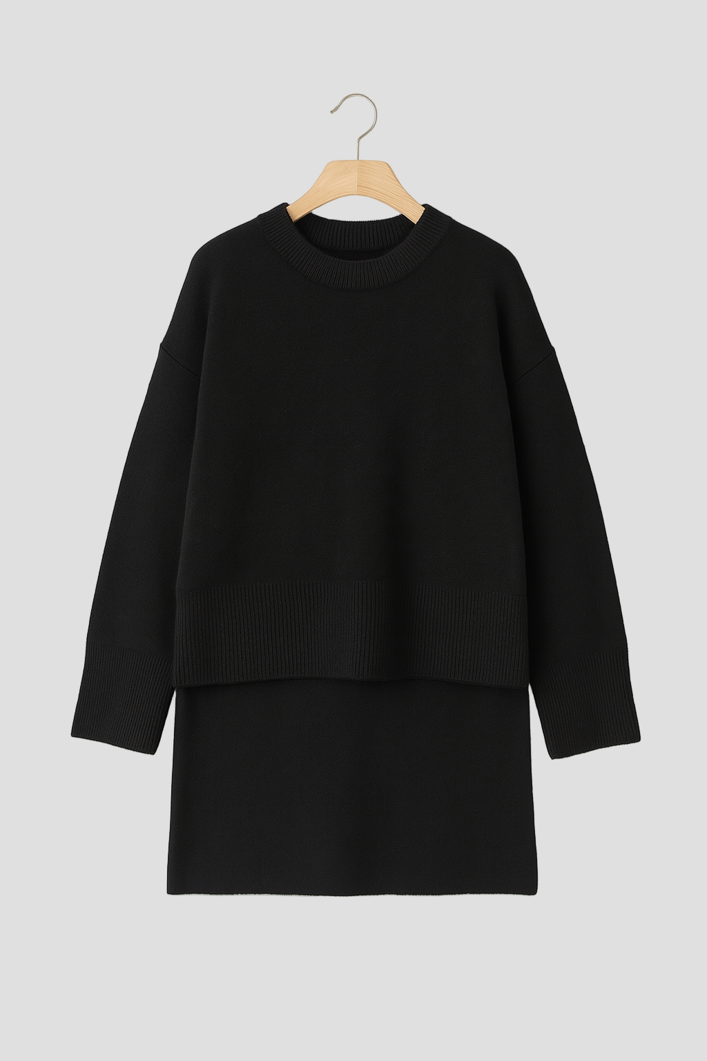 Cozy Sweater and Mini Skirt Set