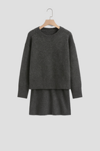 Cozy Sweater and Mini Skirt Set