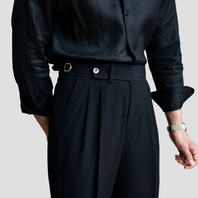 Men's Pleated Front Tailored Trousers