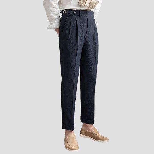 Men's Pleated Front Tailored Trousers