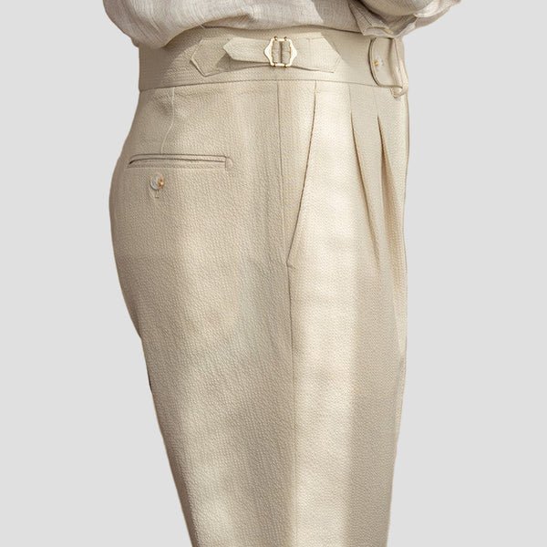 Men's Pleated Front Tailored Trousers