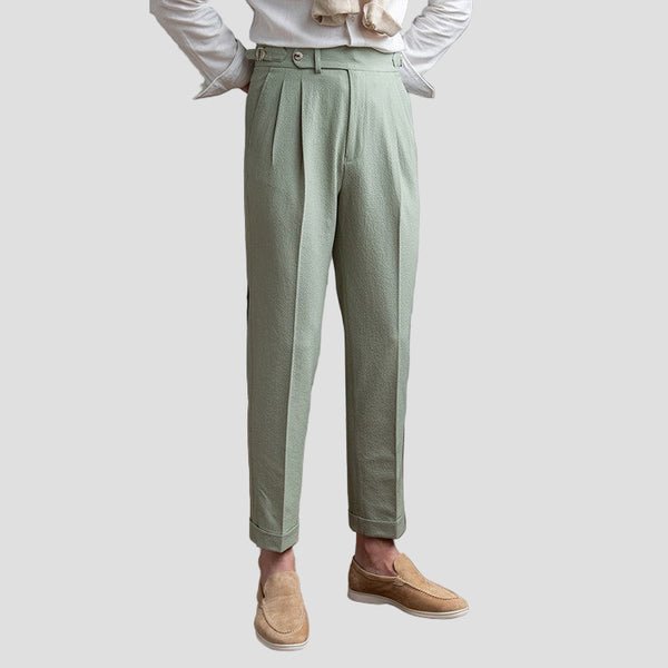 Men's Pleated Front Tailored Trousers