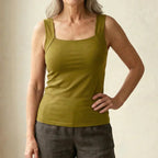 Women’s tank top featuring a built-in bra, designed with breathable fabric for ultimate comfort and support during workouts or casual wear. 15