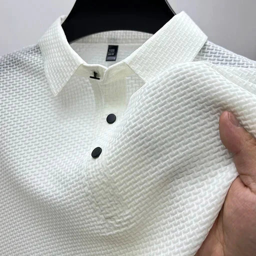 Structured Texture Polo Shirt