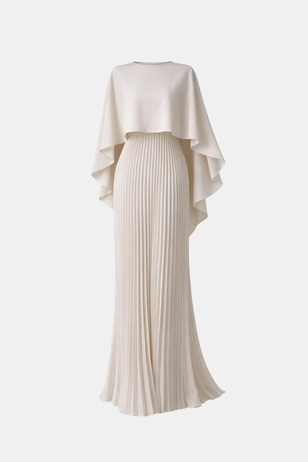 Flowy Pleated Chiffon Dress