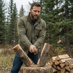 Men's Vintage Field Jacket Army Green