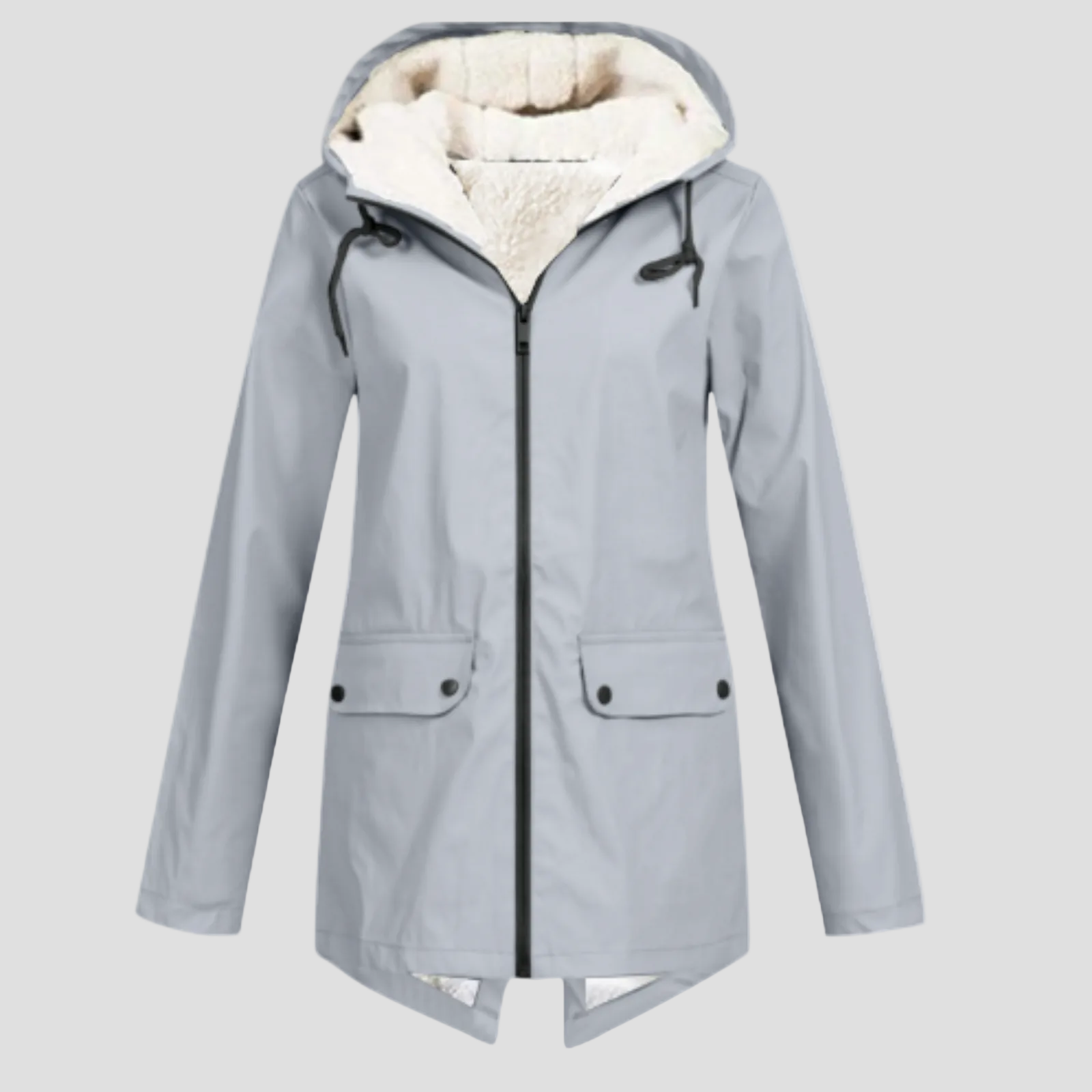 Waterproof Trench Coat with Hood