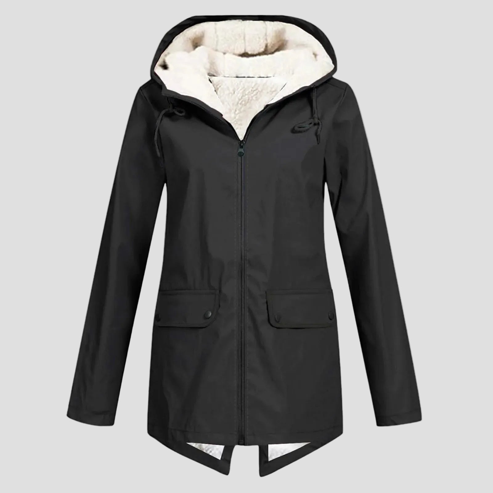 Waterproof Trench Coat with Hood