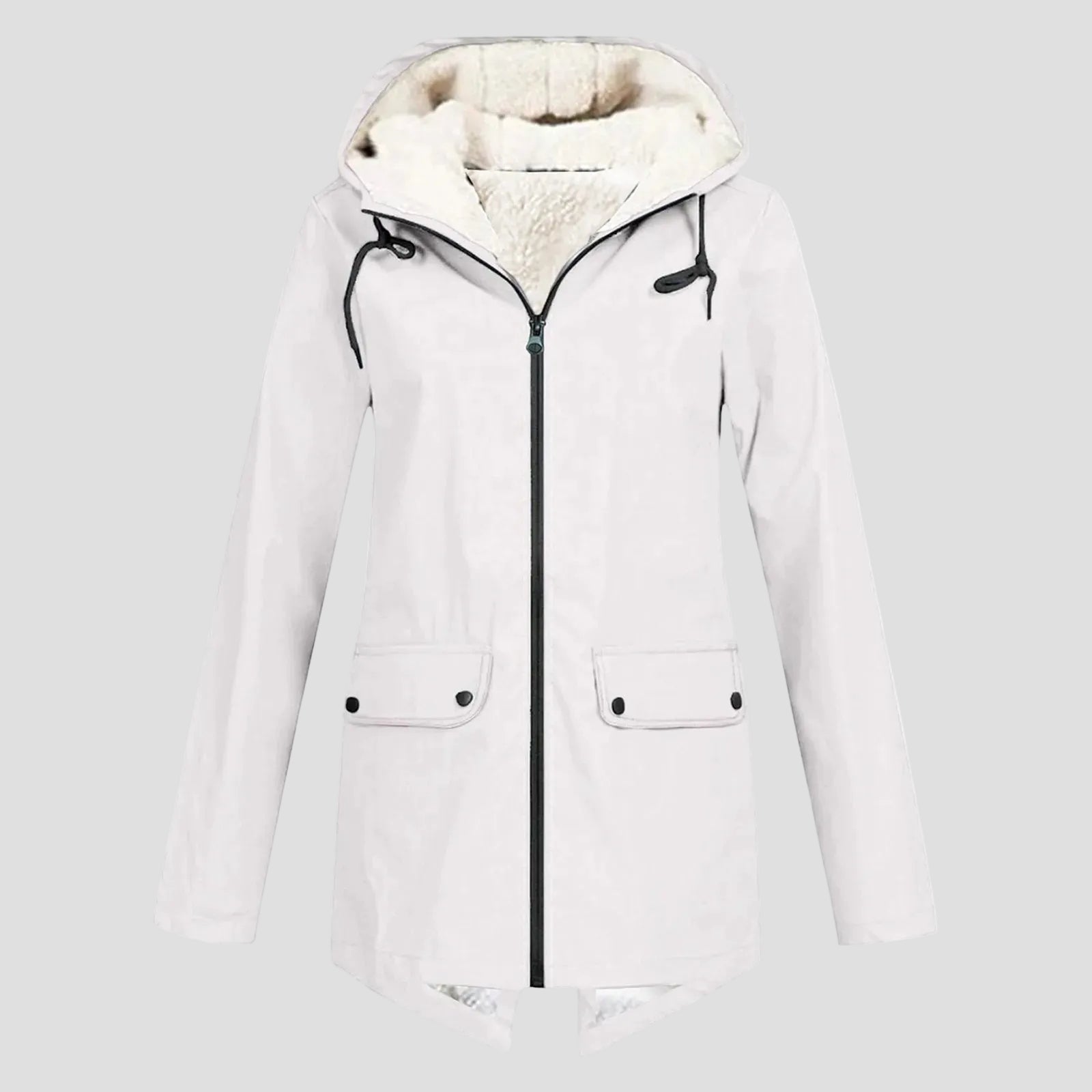 Waterproof Trench Coat with Hood