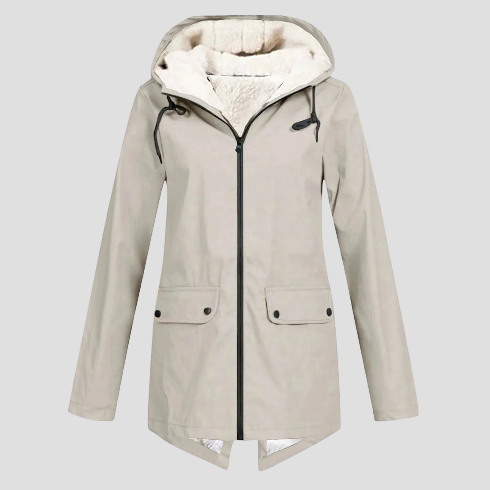 Waterproof Trench Coat with Hood