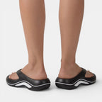 Women's anatomical flip flops designed for summer beach casual wear, featuring ergonomic footbeds for comfort and stylish designs in vibrant colors. 8
