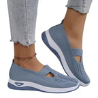 Women's anatomical slip-on sneakers designed for all-day comfort, featuring a sleek design, cushioned insoles, and breathable materials, perfect for casual outings and 0