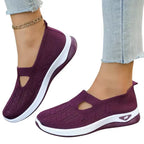 Women's anatomical slip-on sneakers designed for all-day comfort, featuring a sleek design, cushioned insoles, and breathable materials, perfect for casual outings and 12