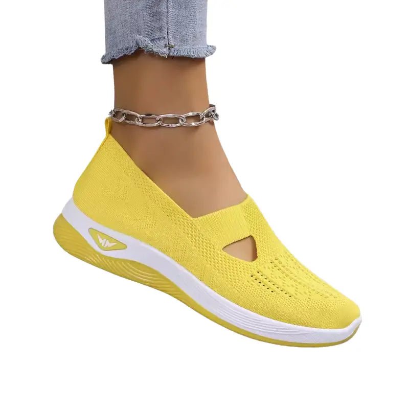 Women's anatomical slip-on sneakers designed for all-day comfort, featuring a sleek design, cushioned insoles, and breathable materials, perfect for casual outings and 15