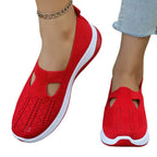 Women's anatomical slip-on sneakers designed for all-day comfort, featuring a sleek design, cushioned insoles, and breathable materials, perfect for casual outings and 17