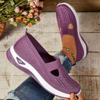 Women's anatomical slip-on sneakers designed for all-day comfort, featuring a sleek design, cushioned insoles, and breathable materials, perfect for casual outings and 3
