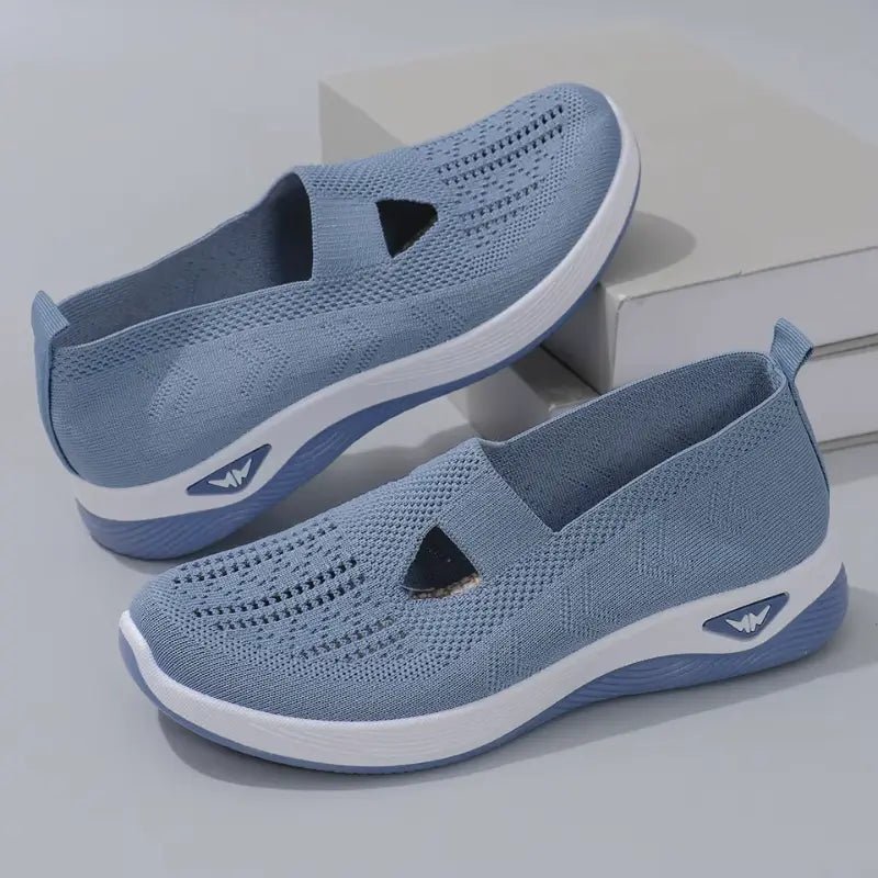 Women's anatomical slip-on sneakers designed for all-day comfort, featuring a sleek design, cushioned insoles, and breathable materials, perfect for casual outings and 6