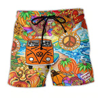 Women's bold swim shorts perfect for beach and poolside activities, featuring a vibrant design and comfortable fit for all-day wear. 5