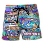 Women's bold swim shorts perfect for beach and poolside activities, featuring a vibrant design and comfortable fit for all-day wear. 6