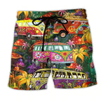 Women's bold swim shorts perfect for beach and poolside activities, featuring a vibrant design and comfortable fit for all-day wear. 7