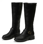 Stylish women's boots featuring a removable footbed and shock-absorbing sole, designed for comfortable everyday wear. 4