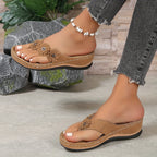 Women's comfortable supportive sandals designed for everyday wear, featuring breathable materials, cushioned footbeds, and adjustable straps for a perfect fit. 2