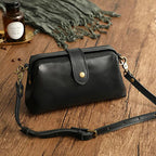Women's compact adjustable crossbody bag featuring a stylish magnetic flap closure, perfect for hands-free convenience and organized storage. 5