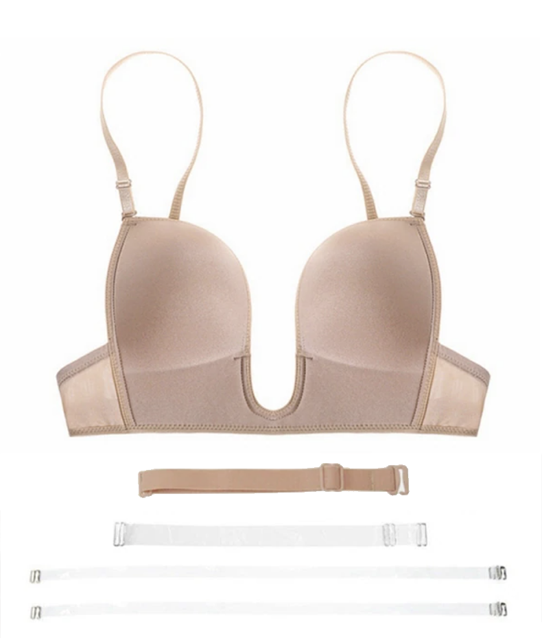Women's Deep Neckline Backless Bra for Special Occasions 1
