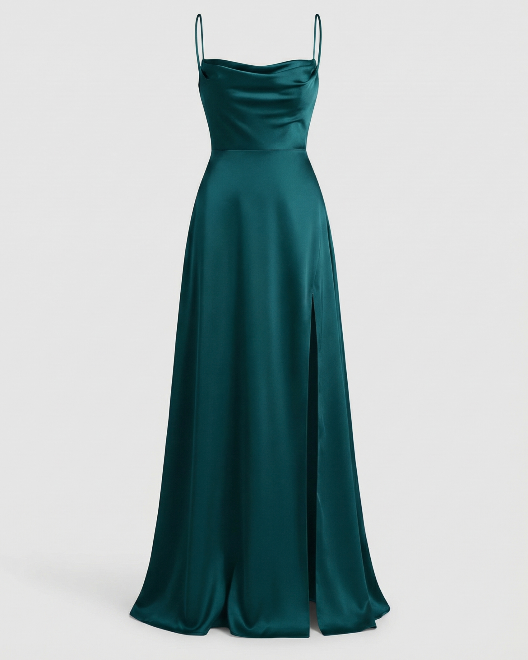 Elegant women's figure-hugging maxi dress designed for evening formal wear, featuring a flattering silhouette and sophisticated style, perfect for special occasions. 4