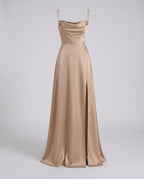 Elegant women's figure-hugging maxi dress designed for evening formal wear, featuring a flattering silhouette and sophisticated style, perfect for special occasions. 8