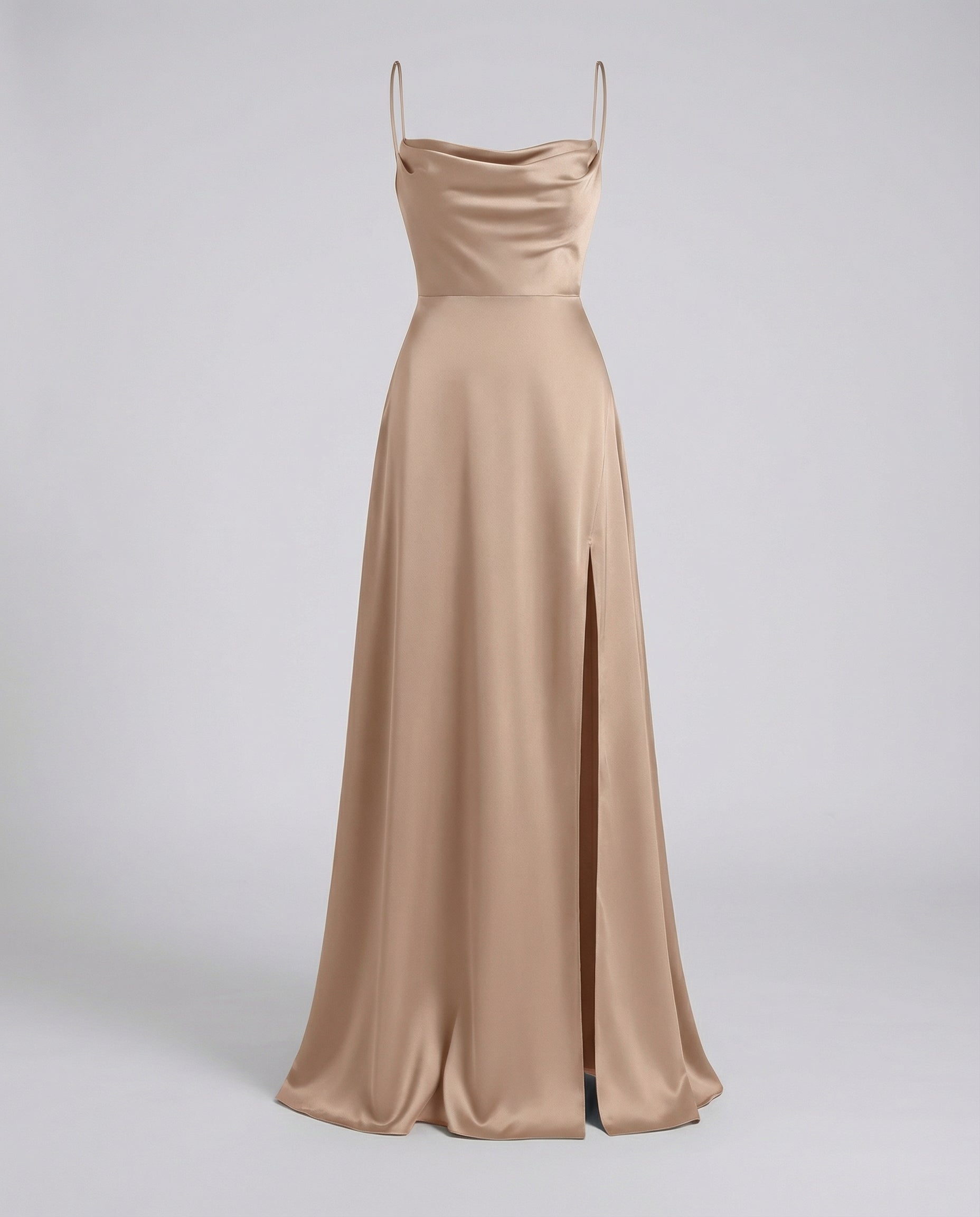 Elegant women's figure-hugging maxi dress designed for evening formal wear, featuring a flattering silhouette and sophisticated style, perfect for special occasions. 8