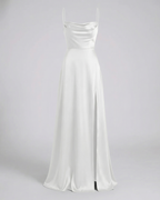 Elegant women's figure-hugging maxi dress designed for evening formal wear, featuring a flattering silhouette and sophisticated style, perfect for special occasions. 9