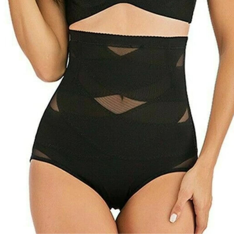 Women's high waist brief shapewear body shaping underwear designed for a smooth silhouette under dresses, providing comfortable support and a flattering fit. 1