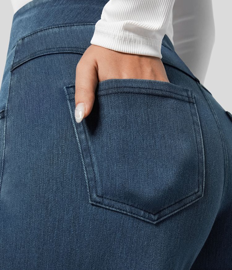 Women's high waist trousers featuring a comfortable fit, perfect for both casual and formal wear, available in various colors and styles. 4