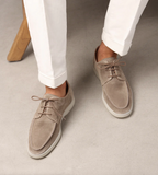 Women's low cut lace-up loafers in stylish design, perfect for casual everyday wear, featuring comfortable fit and versatile color options. 4