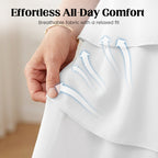 Women's casual summer shift dress featuring stylish puff sleeves, perfect for warm-weather outings and versatile enough for both day and night events. 3