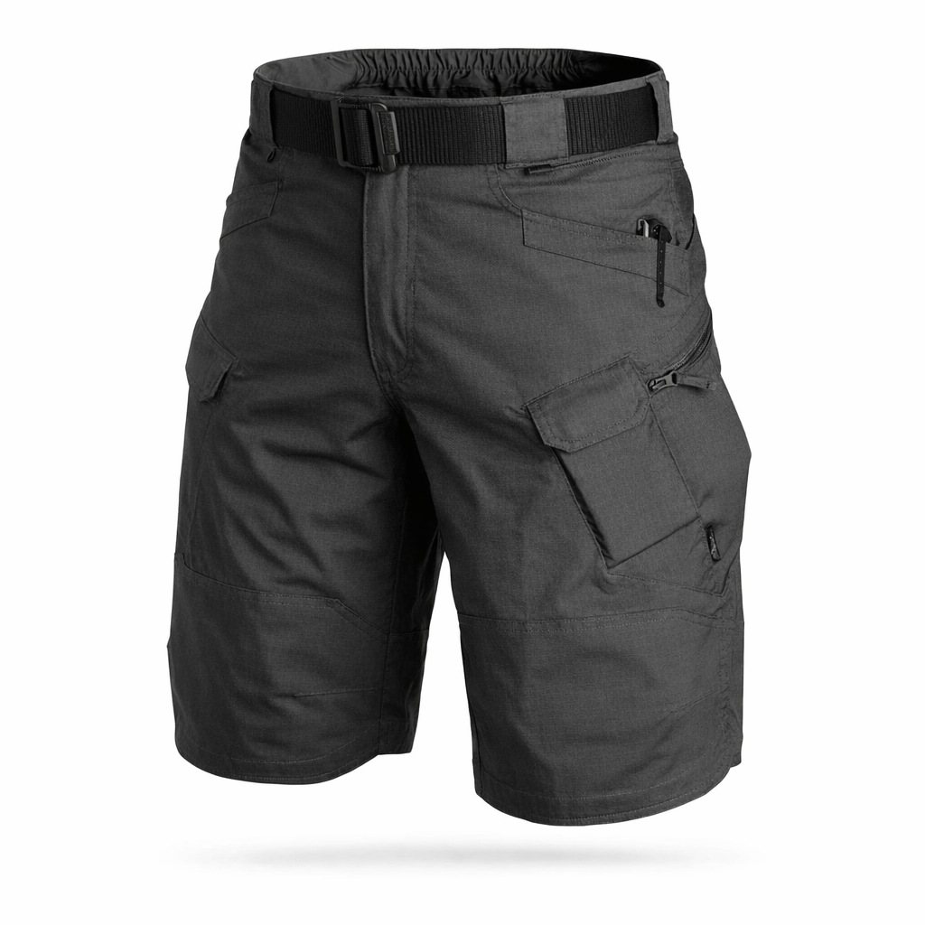 Women's relaxed fit cargo shorts designed for casual outdoor activities, featuring multiple pockets and a comfortable waistband for easy movement. 0